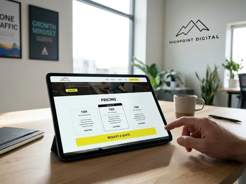 Contractor Website Design gallery image 2